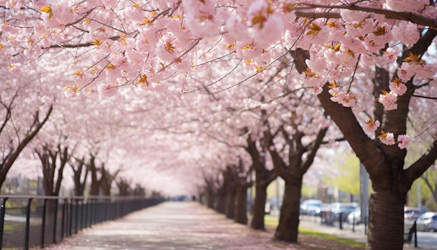 fotografía de las flores de cerezo