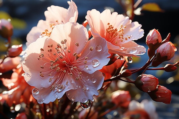 Fotografía de flores del jardín botánico de Octane