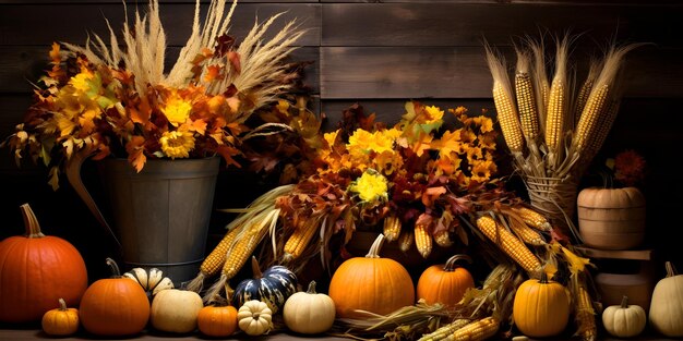 Foto fotografía de fondo de naturaleza muerta de otoño