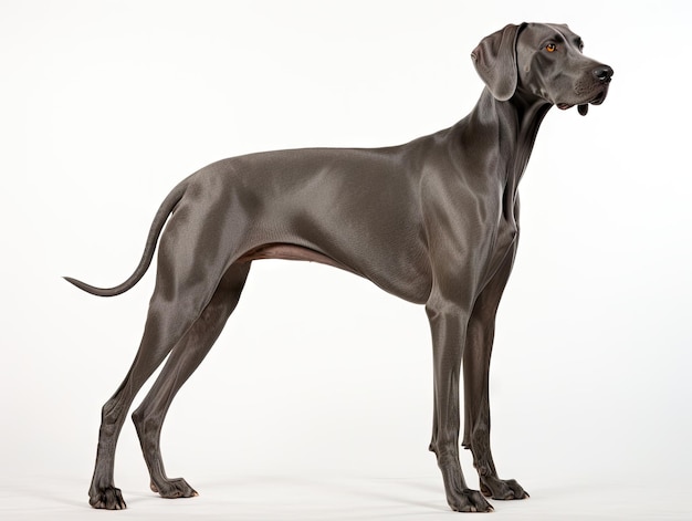 Fotografía de una foto de cachorro de perro aislada sobre fondo blanco