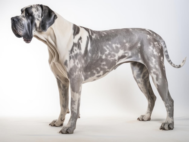 Fotografía de una foto de cachorro de perro aislada sobre fondo blanco