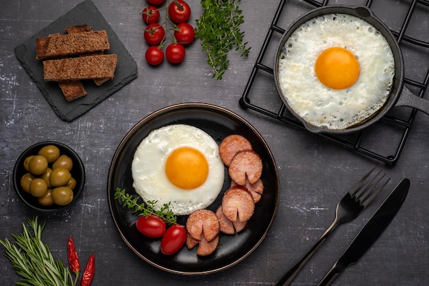 Fotografía gastronómica del desayuno.