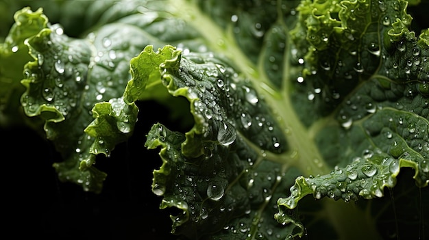 Fotografía gastronómica profesional de Kale.