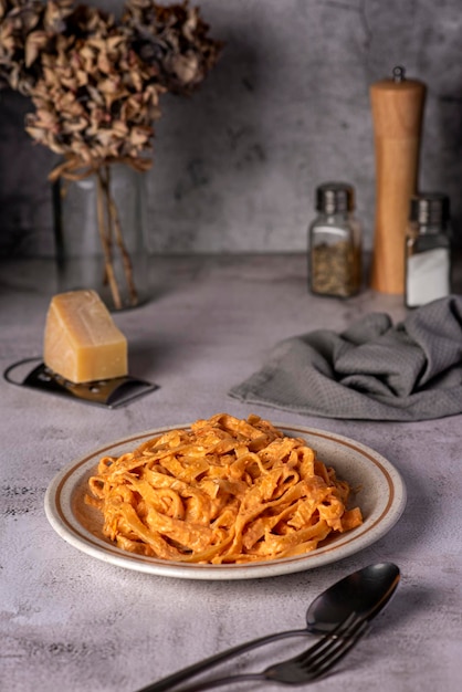 Fotografía gastronómica de tagliatelle