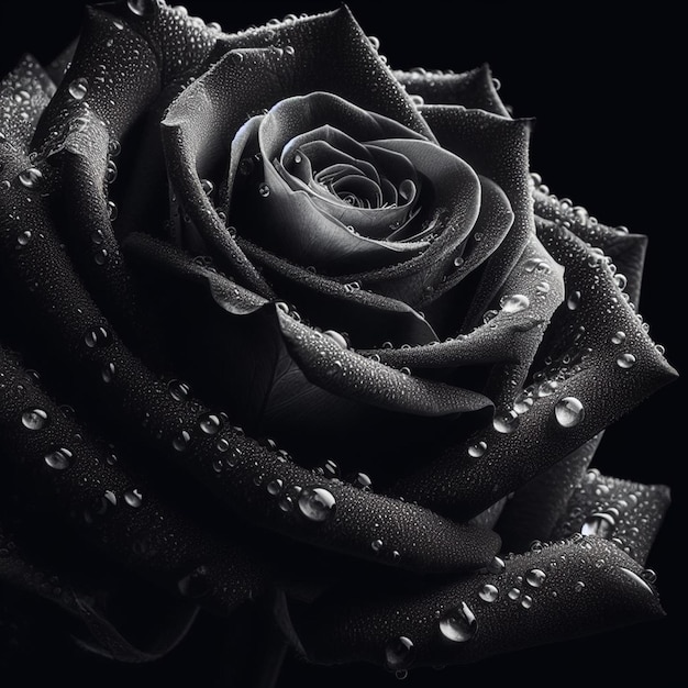 Fotografia grátis de fundo de rosa preta