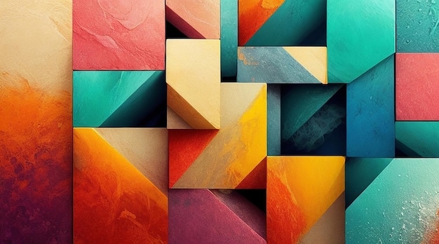 Fotografía gratuita abstract colorido salpicaduras fondo 3d generativo ai fondo