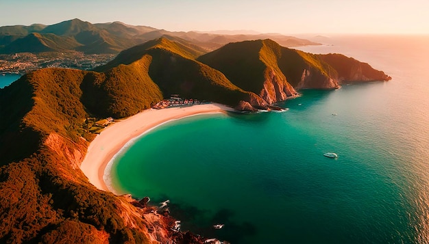 Foto fotografia gratuita de uma bela imagem de uma paisagem marinha da praia de nai harn, província de phuket, na tailândia