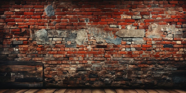 Fotografía gratuita de fondo de pared de ladrillo viejo