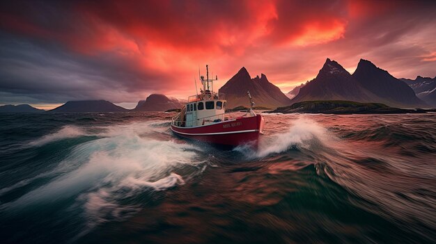 Fotografía en HD al estilo de National Geographic con un hermoso paisaje