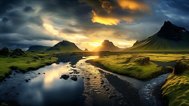 Fotografía en HD con un paisaje hermoso, hipnótico y único