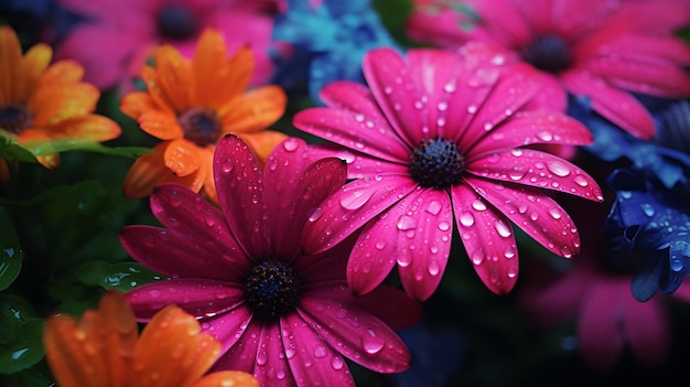 La fotografía de las hermosas flores