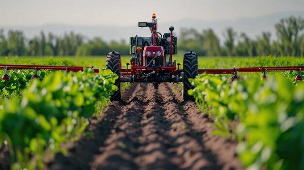 Fotografía de herramientas de agricultura de precisión impresas en 3D