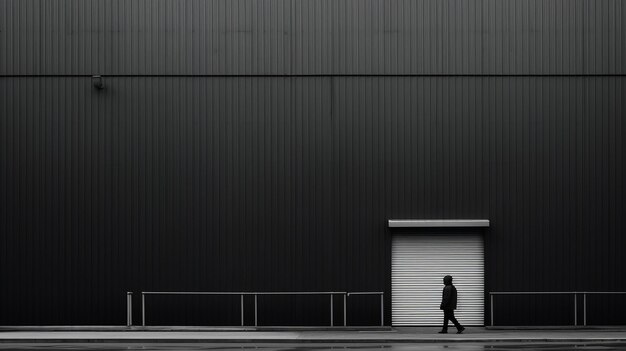 Fotografía industrial minimalista que captura la tristeza con un descanso