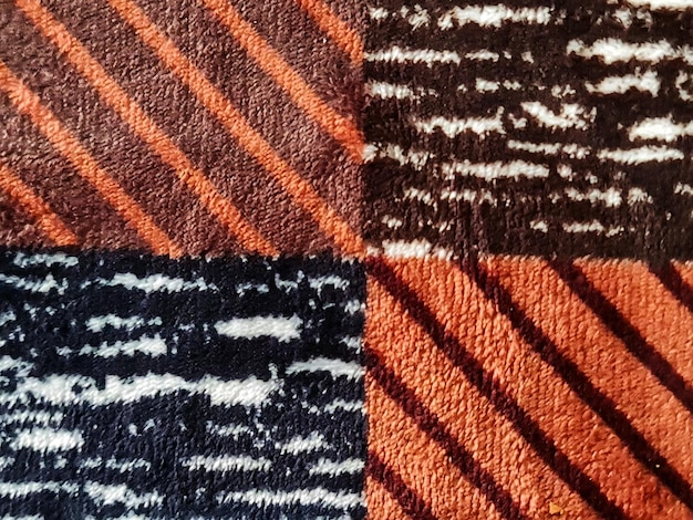 Fotografía infrarámpago de relleno de un patrón de alfombra alfombra de piel suave adecuada para su hogar