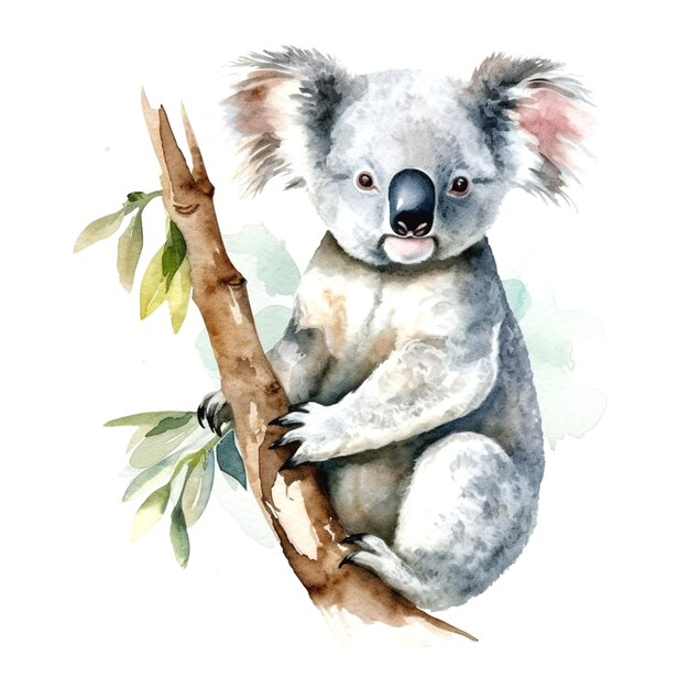 Una fotografía de un koala