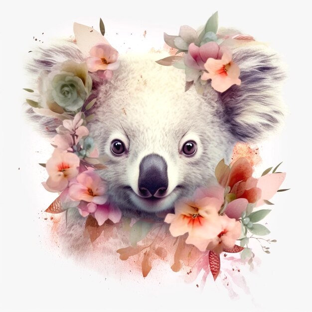 Foto fotografía de un koala