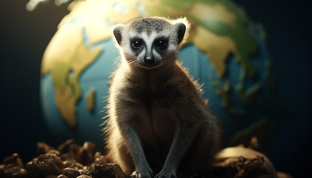 Fotografía linda y editorial del día mundial de los animales.