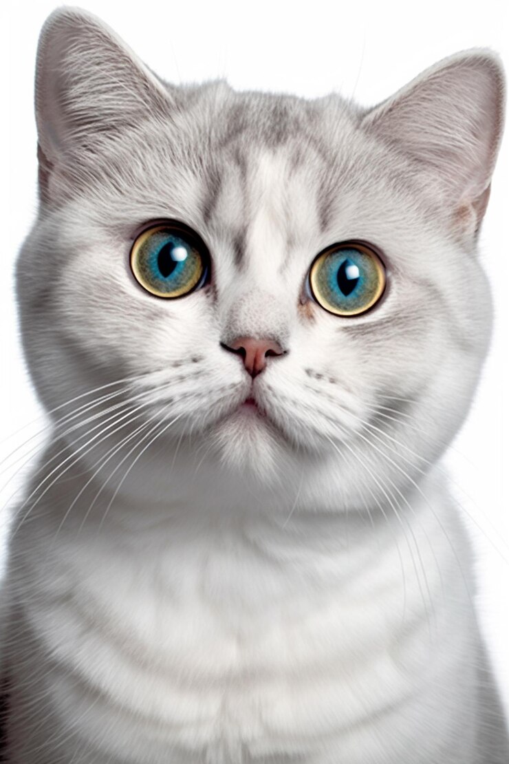 una fotografía de un lindo y adorable gato