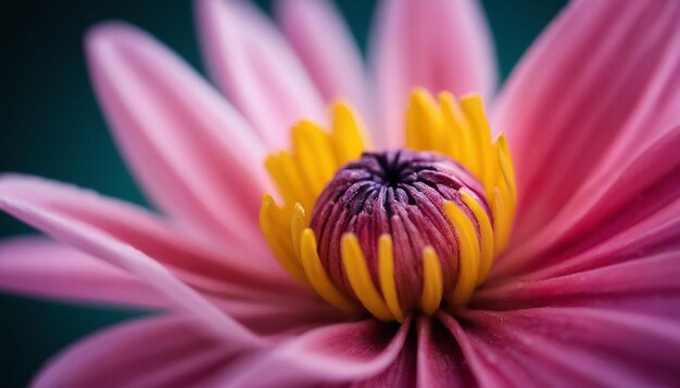 Foto fotografia macro abstrata flor contrastante cores saturadas flor de gazania beleza eterna