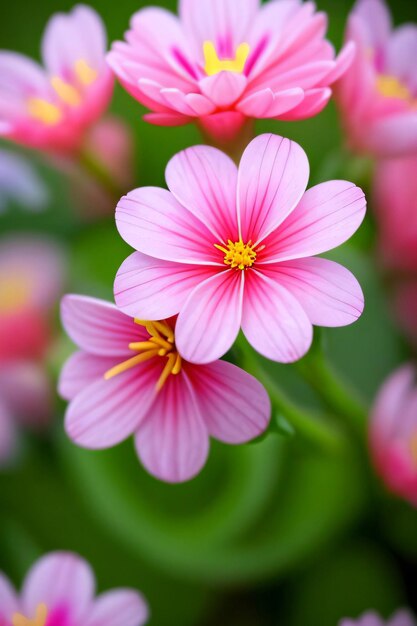 Fotografía macro de cerca del fondo de las flores