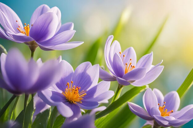 Fotografia macro de fundo de primavera