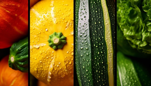 Foto fotografia macro de legumes