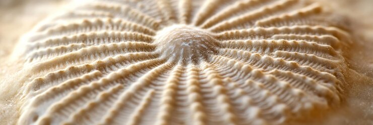 Foto una fotografía macro hiperrealista en primer plano de una intrincada textura de dólares de arena.