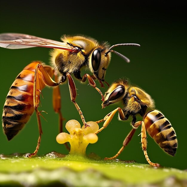 fotografía macro de un insecto