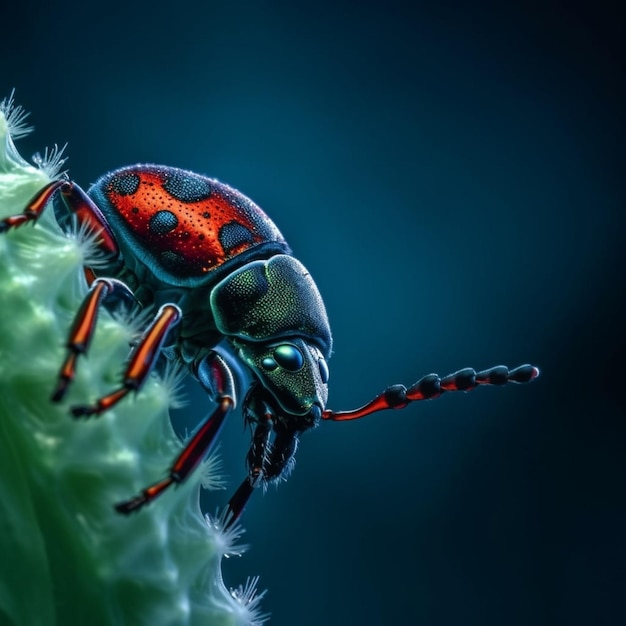 Fotografía macro de insectos