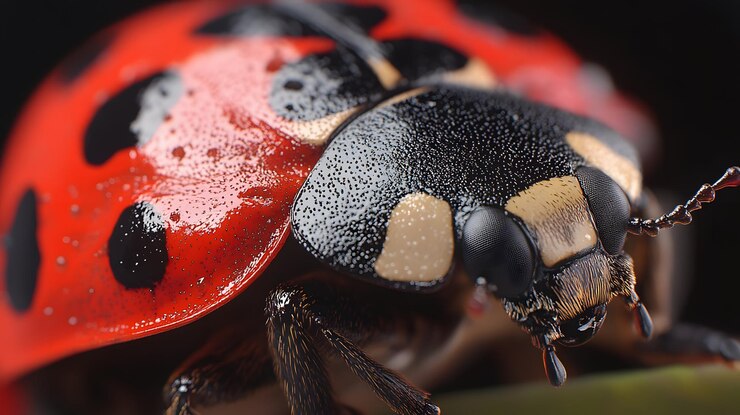 Fotografía macro de una mariposa