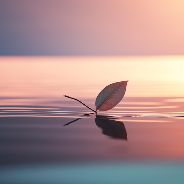 Foto fotografía minimalista que resume maravillosamente la esencia del otoño.