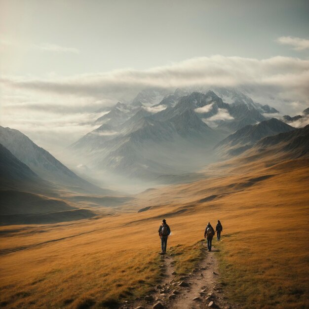 Foto fotografía de montaña