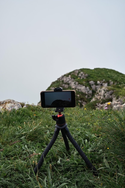 Fotografia móvel no parque nacional Capture a bela natureza com a câmera do smartphone