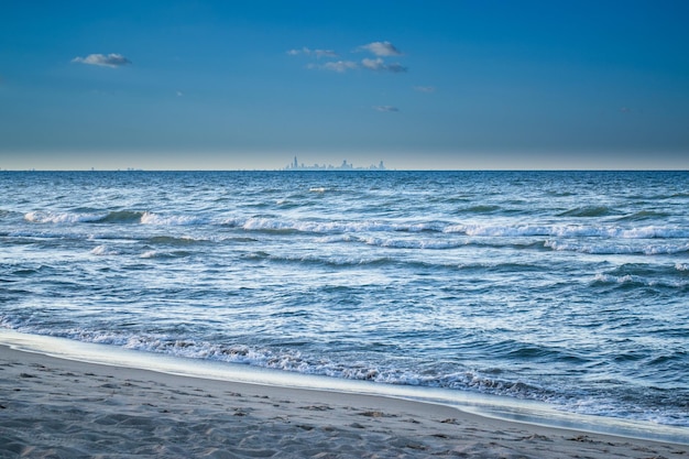 Fotografía de las olas del mar