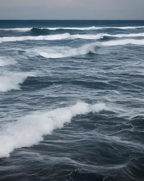 Fotografía de las olas del mar