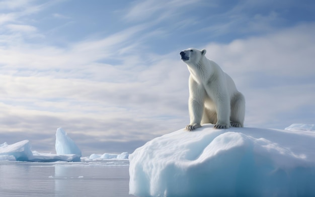 Fotografía del oso polar