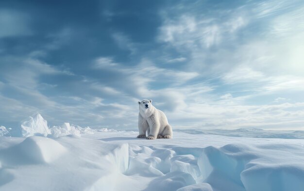 Fotografía del oso polar