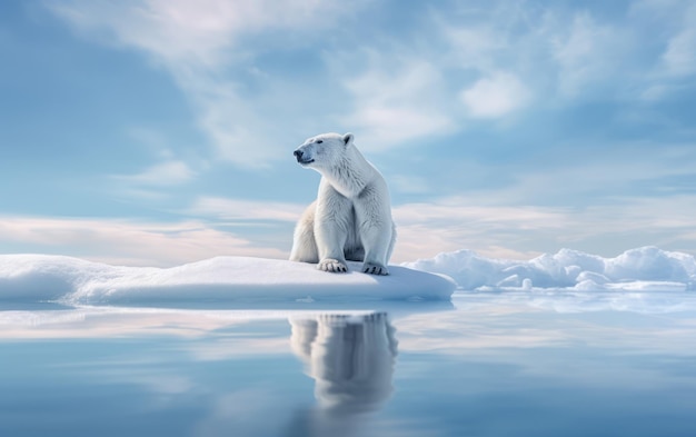 Fotografía del oso polar