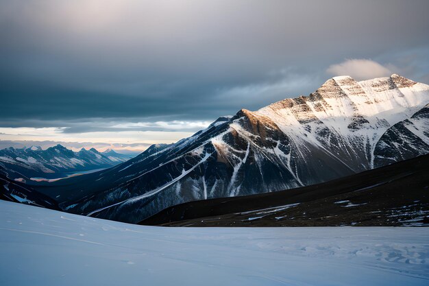 Fotografía de paisaje de una montaña