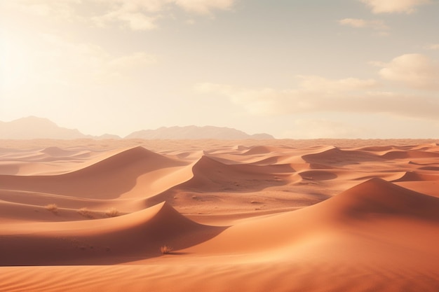 Fotografía de paisajes desérticos y dunas de arena.