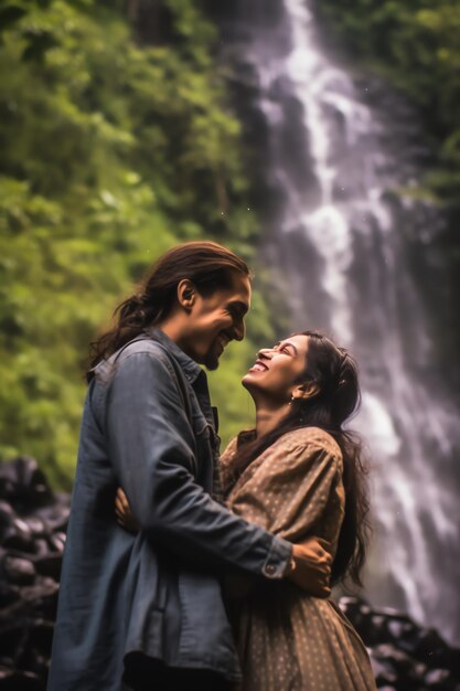 Fotografía de pareja de novios