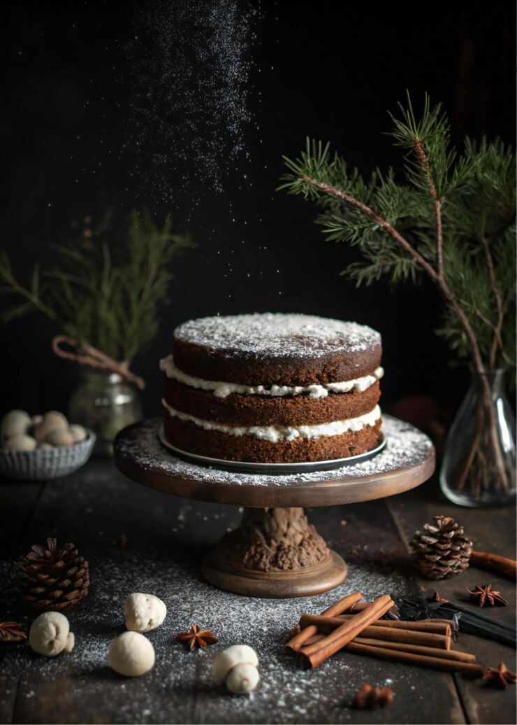 Fotografía de pastel de chocolate