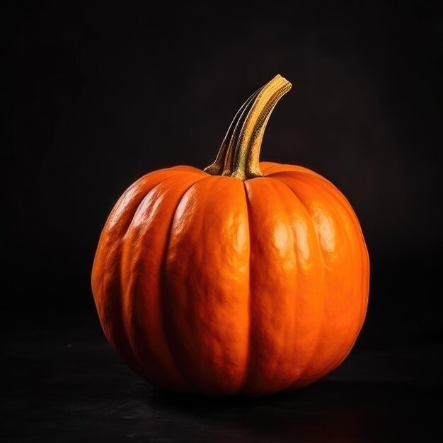 Una fotografía en primer plano de una calabaza