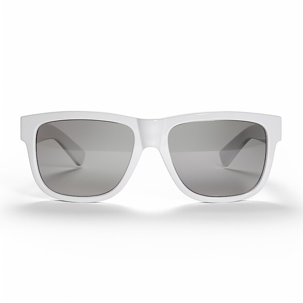 fotografía en primer plano de gafas modernas hechas con IA generativa