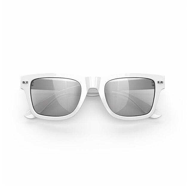 fotografía en primer plano de gafas modernas hechas con IA generativa