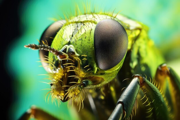 Fotografía en primer plano de insectos con lente macro