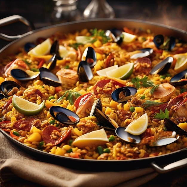 fotografía de producto de una paella