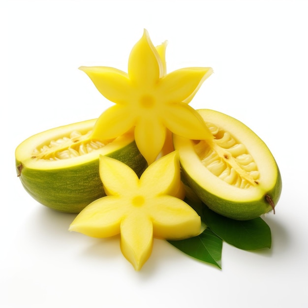 Fotografía de productos de Starfruit que combina elementos naturales y hechos por el hombre