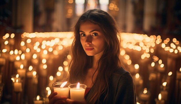 Foto fotografía profesional del día de las velas