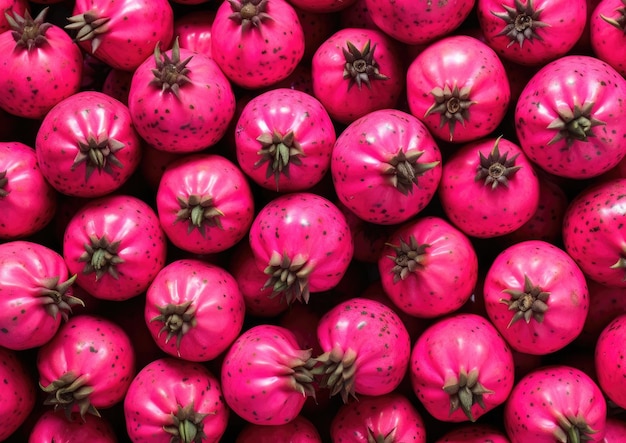 Fotografía profesional del patrón de las frutas de la fruta del dragón